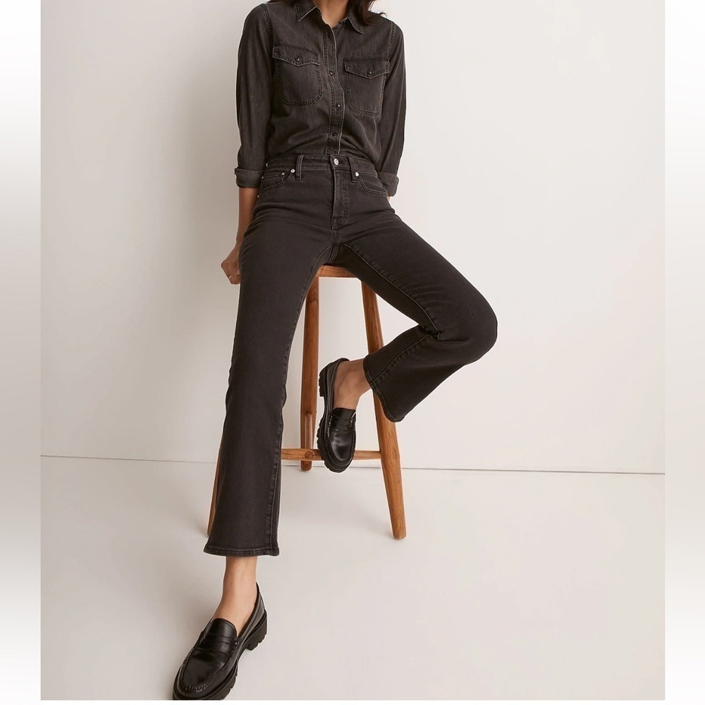 Madewell Kick Out Crop Jeans in‎ Starkey Wash size 24 NWT NJ110